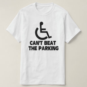 T-shirt impossible de battre le fauteuil roulant du statio