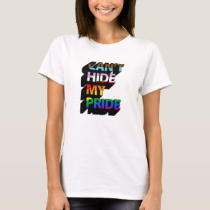 T-shirt Impossible de cacher ma fierté 3D