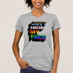 T-shirt Impossible de cacher ma fierté 3D