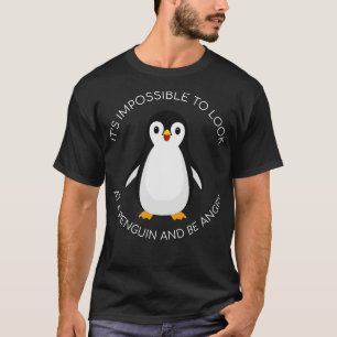 T-shirt impossible de regarder un pingouin et d'être en co