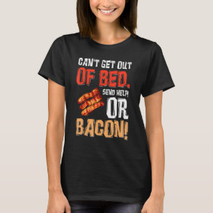 T-shirt Impossible de sortir du lit Envoyer l'aide simplem
