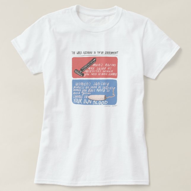 T-shirt Impôt de tampon (Design devant)