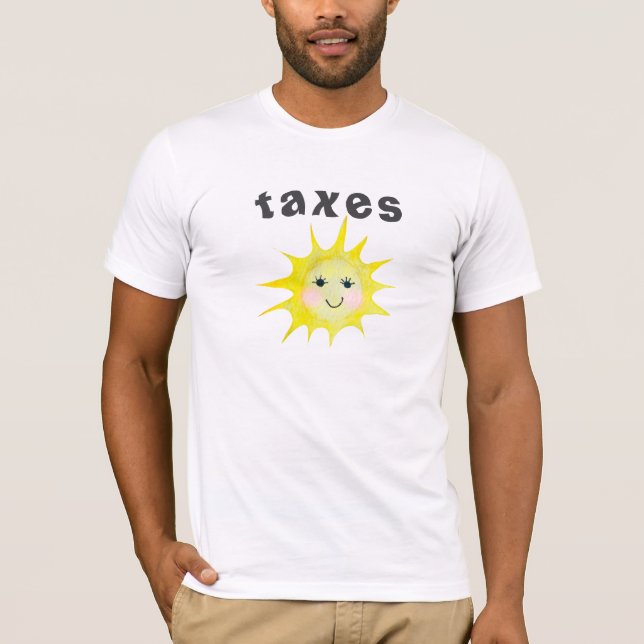 T-shirt Impôts amusants (Devant)