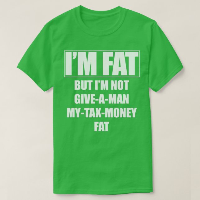 T-shirt Impôts amusants (Design devant)