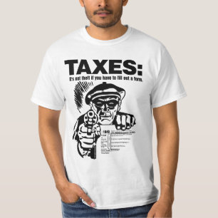 T-shirt IMPÔTS : Chemise de vol