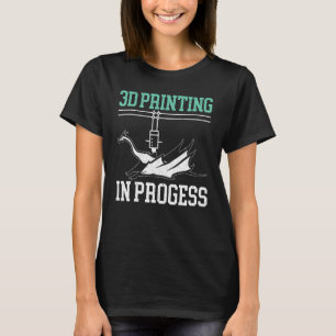 T-shirt Impression 3D en cours Fabrication d'additifs 3D