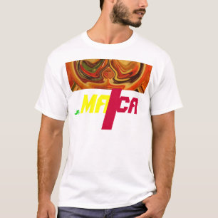 T-shirt Impression Abstraite de l'art de la rotation de la