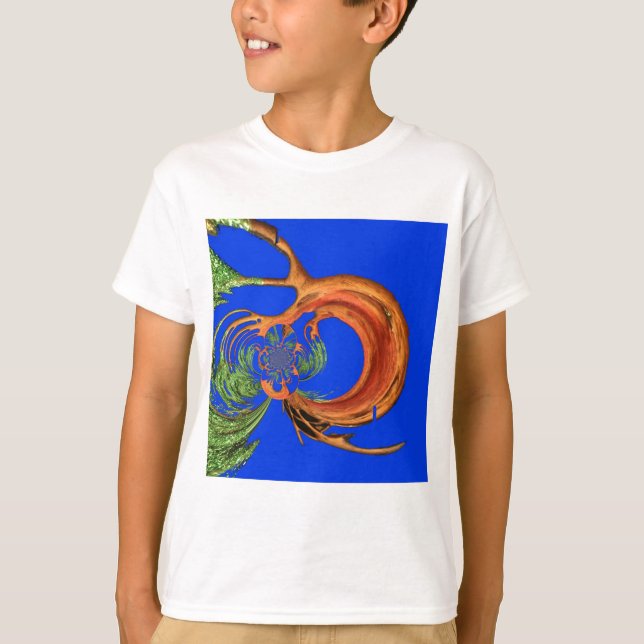 T-shirt Impression Acacia Circle Art (Devant)