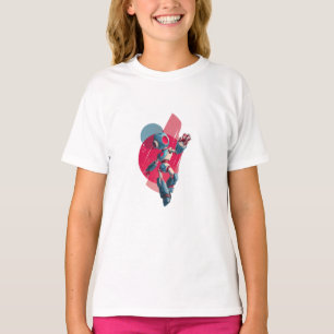 T-shirt Impression d'art de robot rétro : Gardien cosmique