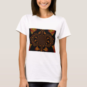 T-shirt Impression d'art Kaleidoscope crâne