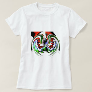 T-shirt Impression d'art profil Abstrait