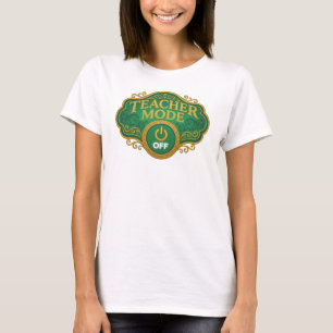 T-shirt Impression d'art sarcelle classique MODE ENSEIGNEM