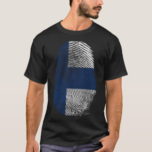 T-shirt Impression de doigt - Finlande   Suomi