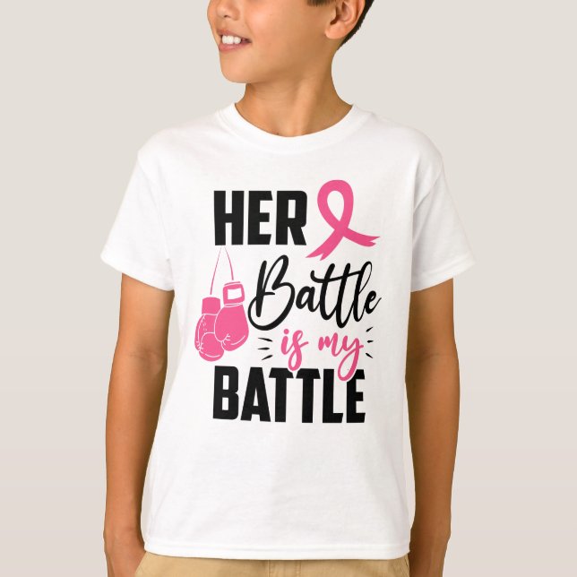 T-shirt Impression de la lutte contre le cancer (Devant)