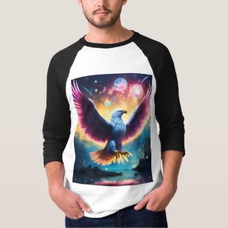 T-shirt "Impression de l'Aigle Majestic - Captivant la fau