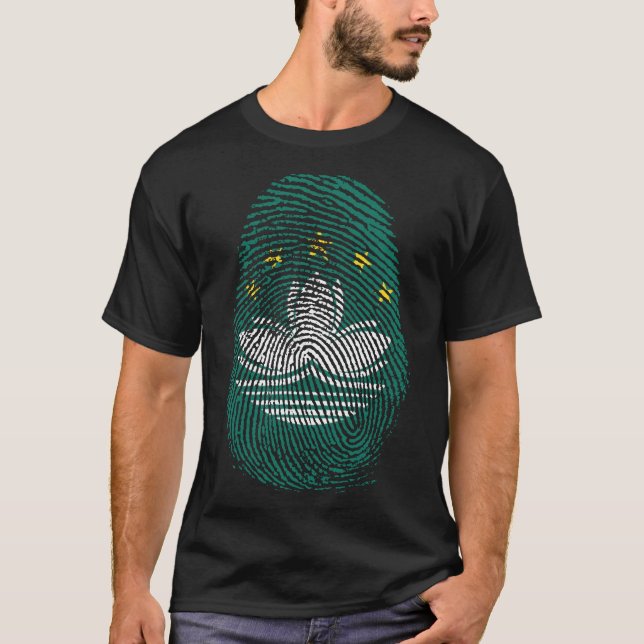 T-shirt Impression des doigts - Macao (Devant)