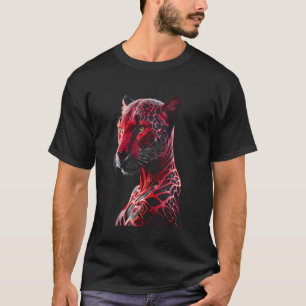 T-shirt Impression Jaguar Chat Cool Conception Graphique G