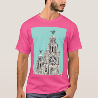 T-shirt Impression Liverpool Liver Building Travel