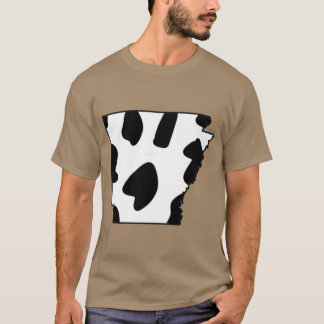 T-shirt Impression vache Arkansas surdimensionné