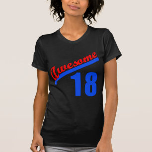 T-shirt Impressionnant à 18 années de 18ème anniversaire