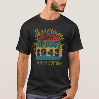 T-shirt impressionnant depuis août 1943 édition limitée