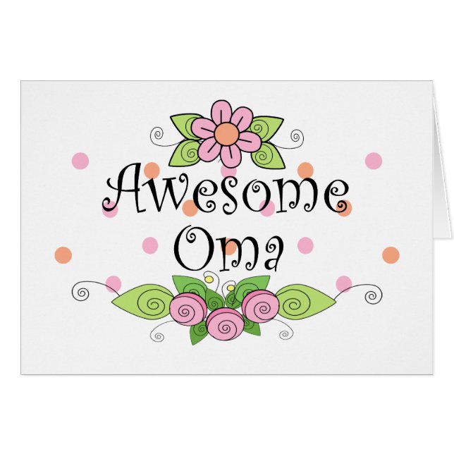 T-shirt impressionnant d'Oma (Devant horizontal)