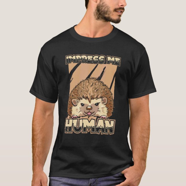 T-shirt Impressionnez-moi Forêt animale humaine Nature Cut (Devant)