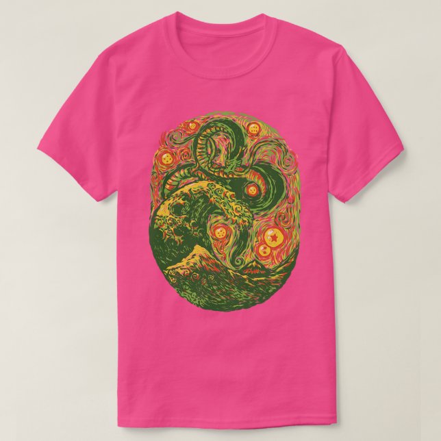 T-shirt Impressionniste chinois du Dragon Post par Tobe Fo (Design devant)
