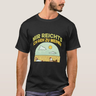 T-shirt Imprimé au dos J'en ai assez Je vais chez mon poul
