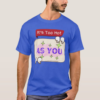 T-shirt Imprimé avec une citation motivante As You funny