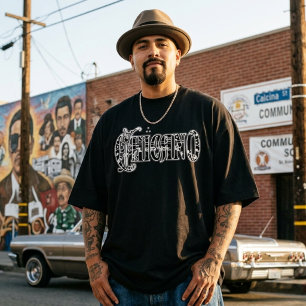 T-Shirt imprimé bandana Chicano
