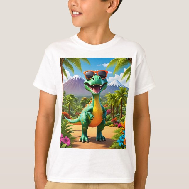 T-shirt imprimé Dinosaur (Devant)