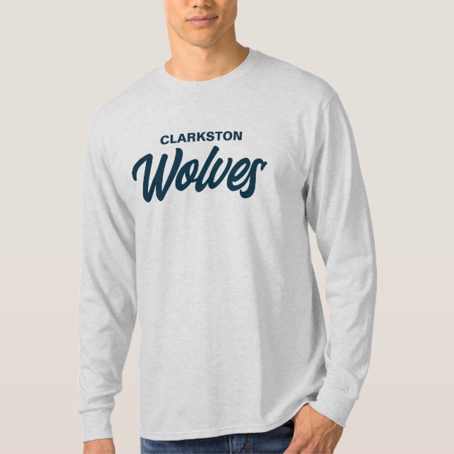 T-shirt imprimé du lycée de Clarkston (Devant)