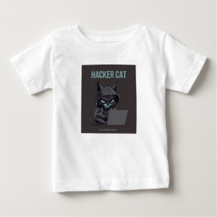 T-shirt imprimé Hacker cat