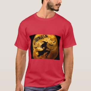 T-Shirt imprimé « Halloween » effrayant pour des a