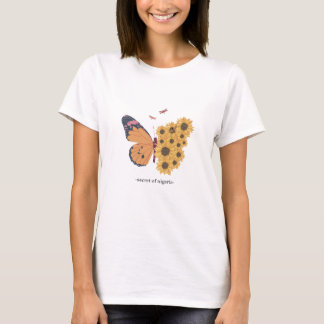T-Shirt imprimé papillon 🦋 Graphique mignon et él