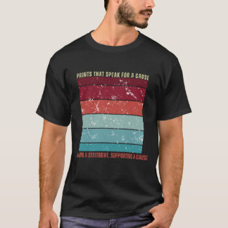 T-shirt Imprime qui parle pour une cause