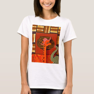 T-shirt Imprimer Casquette Giraffe