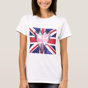 T-shirt Imprimer "I Love UK"