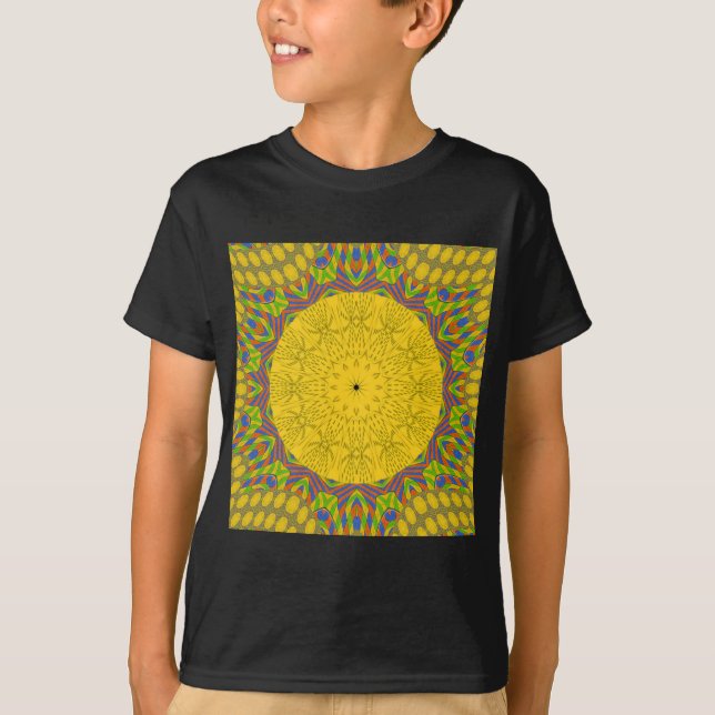 T-shirt Imprimerie d'art Motif égyptien (Devant)