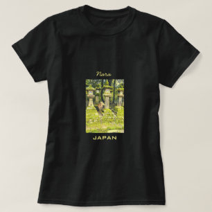 T-shirt Imprimerie de voyage du parc de cerfs Nara Japan