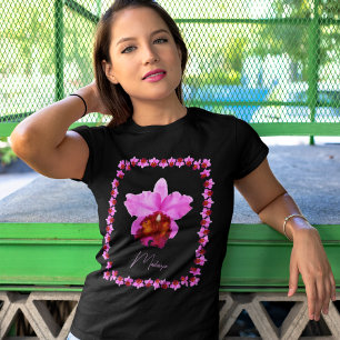 T-shirt Imprimez Personnalisé Cattleya Orchid Motif