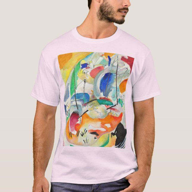 T-shirt Improvisation 31, Bataille de mer par Wassily Kand (Devant)