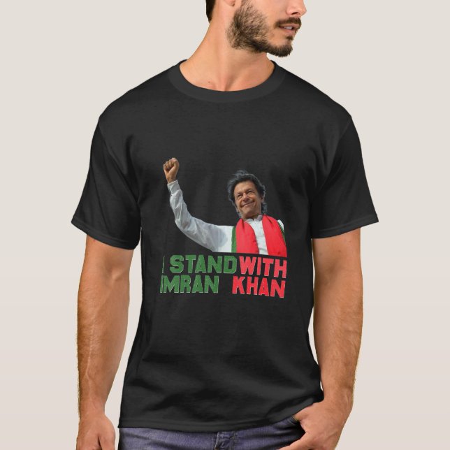 T-shirt Imran Khan Parti PTI du Pakistan pour la liberté (Devant)