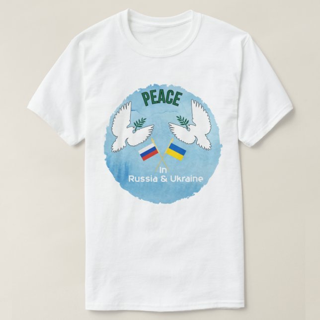 T - Shirt in der Ukraine (Design vorne)
