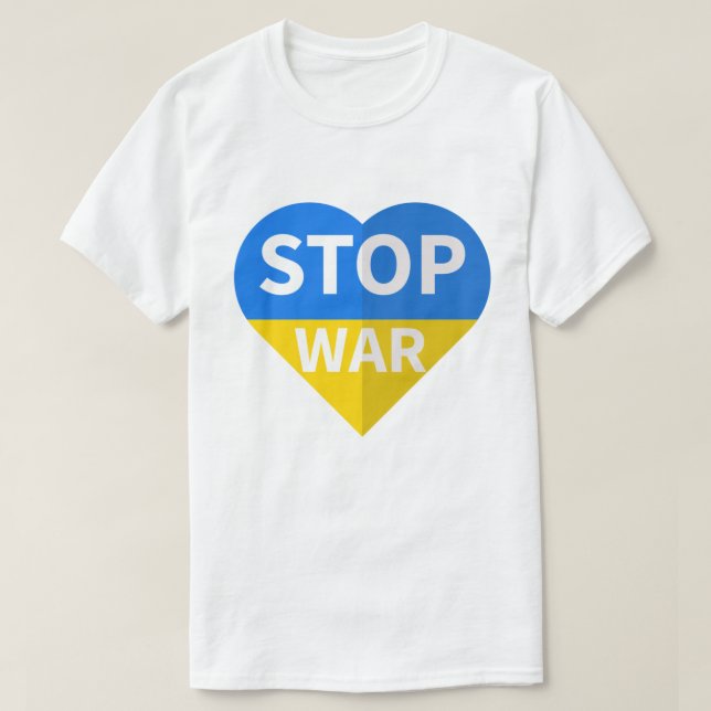 T - Shirt in der Ukraine (Design vorne)