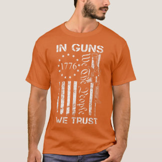 T-shirt In Guns We TrustWe The PeopleAR15 USA Flag Pro Gun