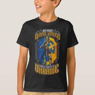 T-shirt In Hoc Signo Vinces Forces Armées d'Ukraine Milita