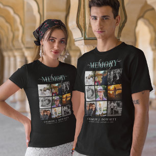 T-shirt In Love Memory 9Photo Collage Hommage Memorial
