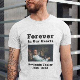 T-shirt In Love Memory Photo Pour Toujours Dans Nos Coeurs